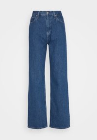 HIGH RISE RELAXED - Relaxed fit jeans - denim medium
