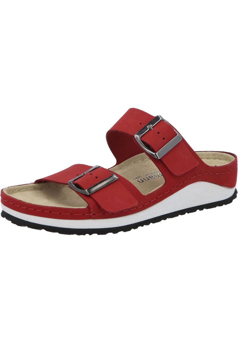 Damen Sneaker | Berkemann Pantolette flach rot - HY14046 Damen Sneaker | Berkemann Pantolette flach rot - HY14046