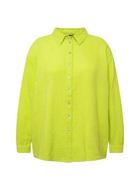 COLLARED MUSLIN  - Blusa - neon green