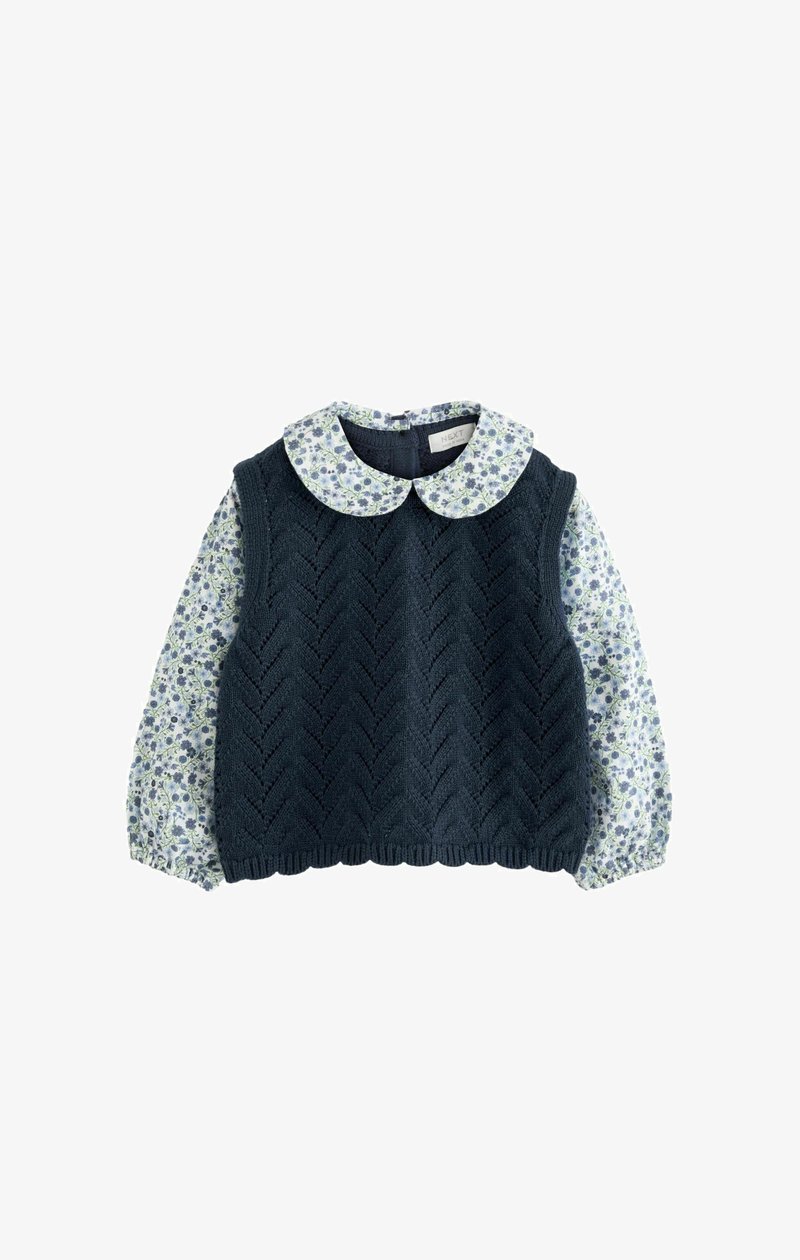 Next REGULAR FIT - Langarmshirt - navy blue