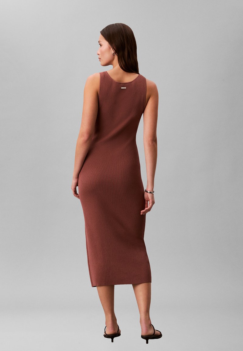 brown occasion dresses V Neck Brown Ombre Long Prom Dresses, Brown Ombre Floor Length Formal main image 0