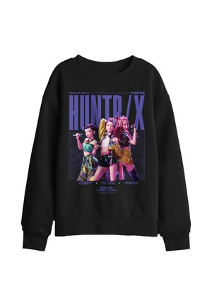 NETFLIX, KPOP DEMON HUNTERS HUNTRIX HONMOON WORLD TOUR POSTER UNISEX - Sweatshirt - black