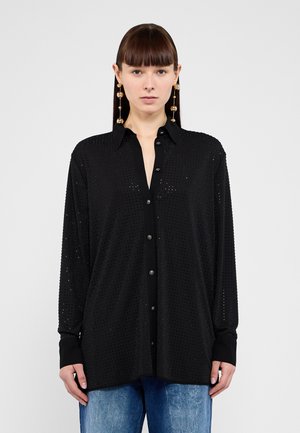 CRYSTAL ALL OVER - Camisa - black