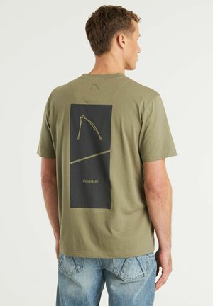 TREZ - Print T-shirt - green