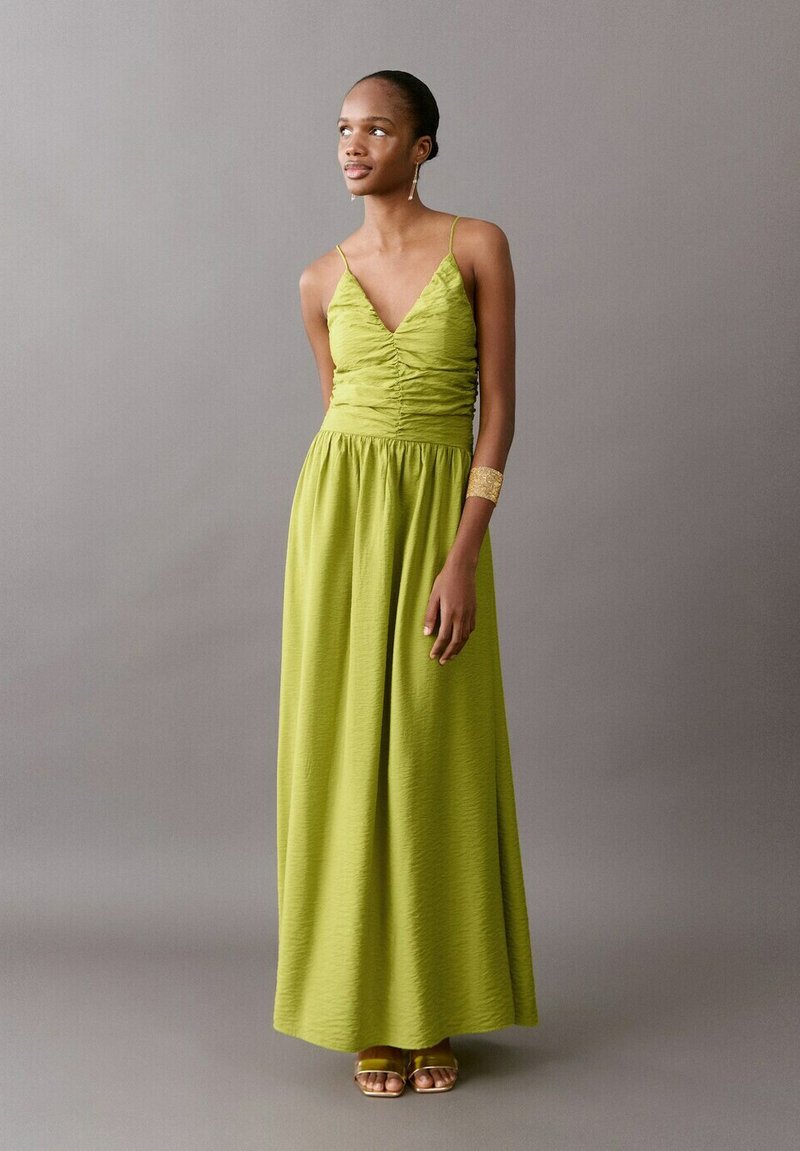 green dress for teens Girls Beauty Pageant Princess Dress Girls Green Birthday Dress, Green / 5-6 Years (130cm) main image 1