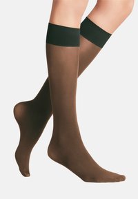 FALKE PURE MATT 50 DENIER SEMI-OPAQUE - Kniestrümpfe - forest