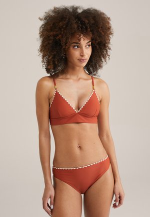 Vrchný diel bikín - saffron red