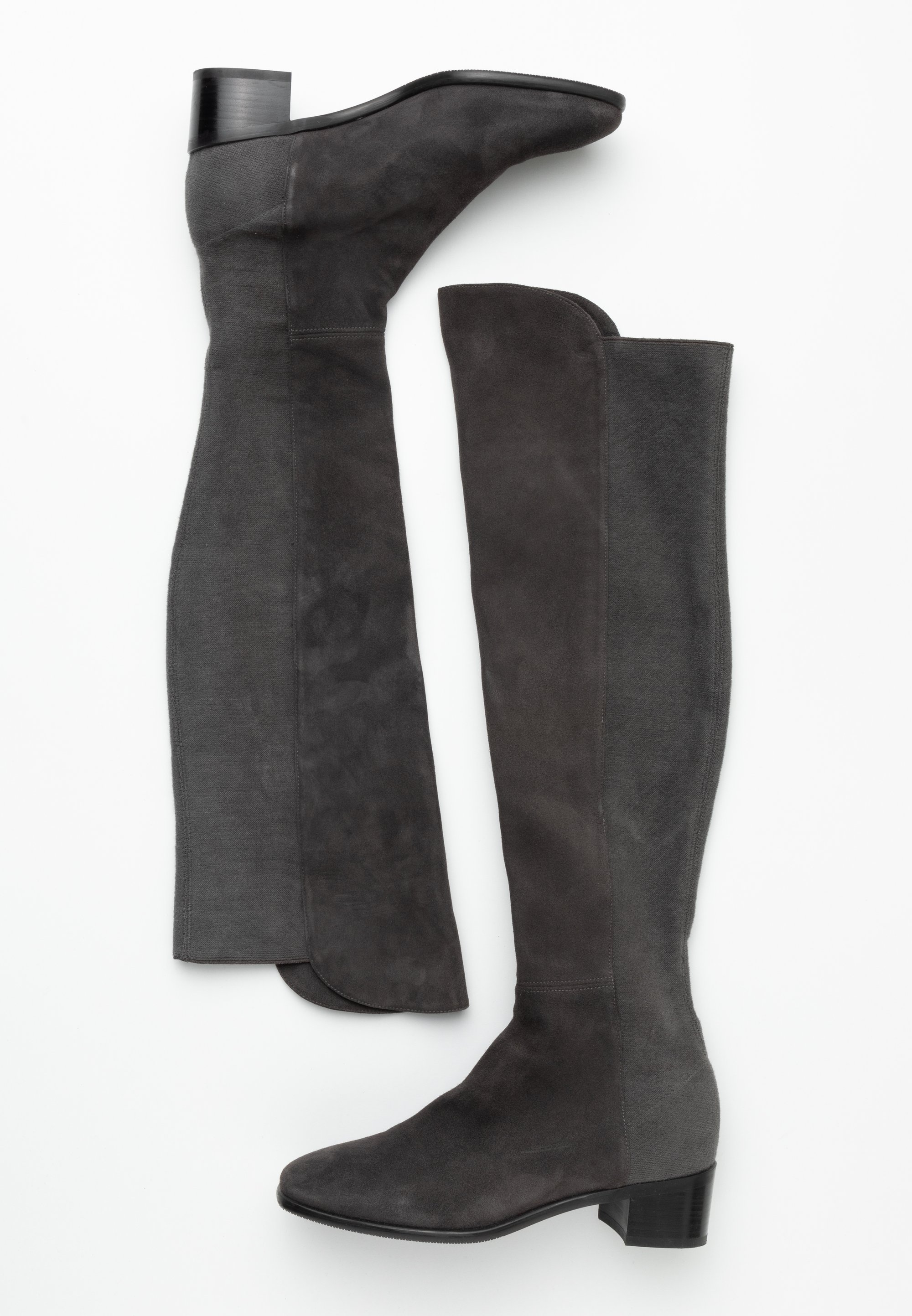 Knee Zalando Graue Stiefel Stuart Weitzman Overknees Grey/grau