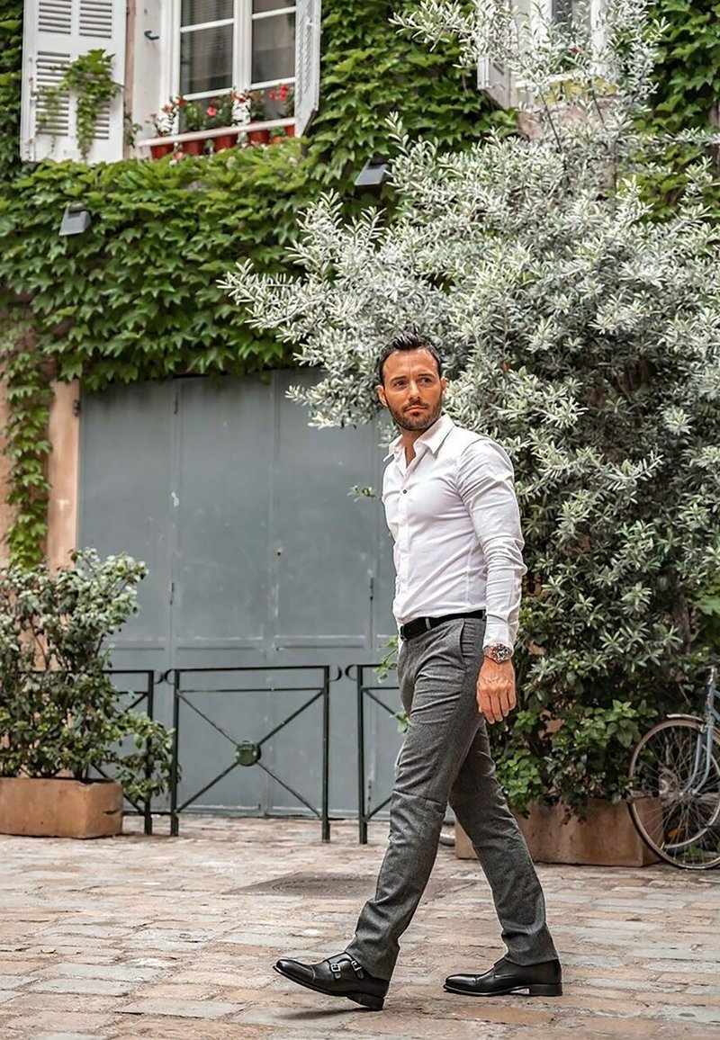 Finsbury MONK CAMBRIDGE - Zakelijke loafers - noir