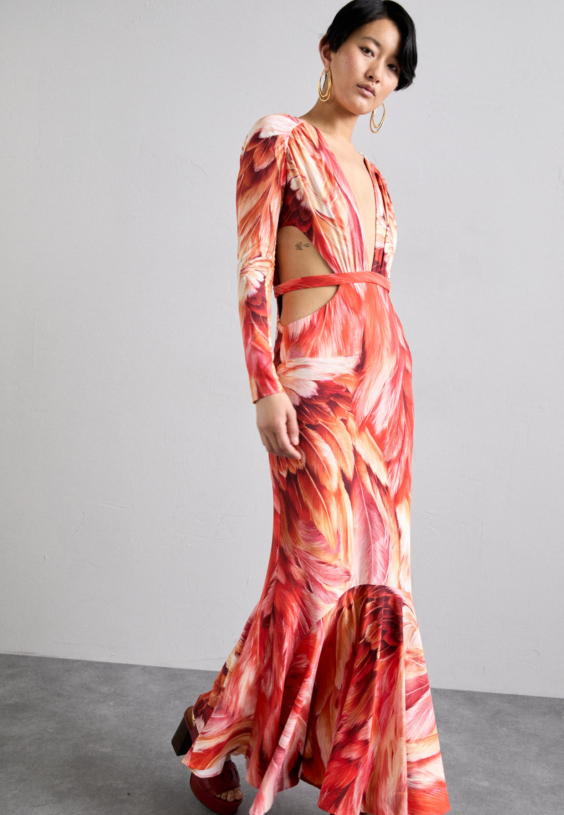 roberto cavalli jersey dress