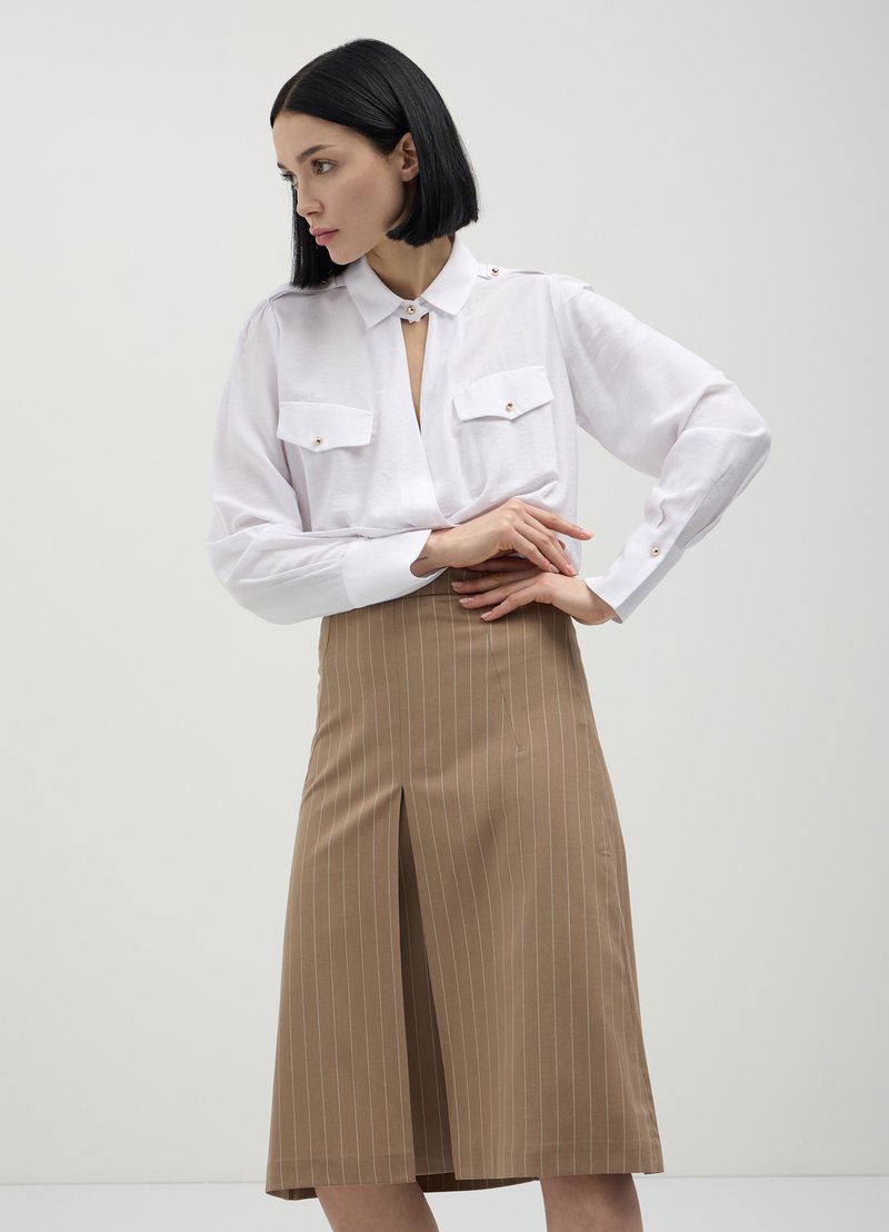 Calliope MIDI GESSATA CON SPACCO - Gonna a campana - variante