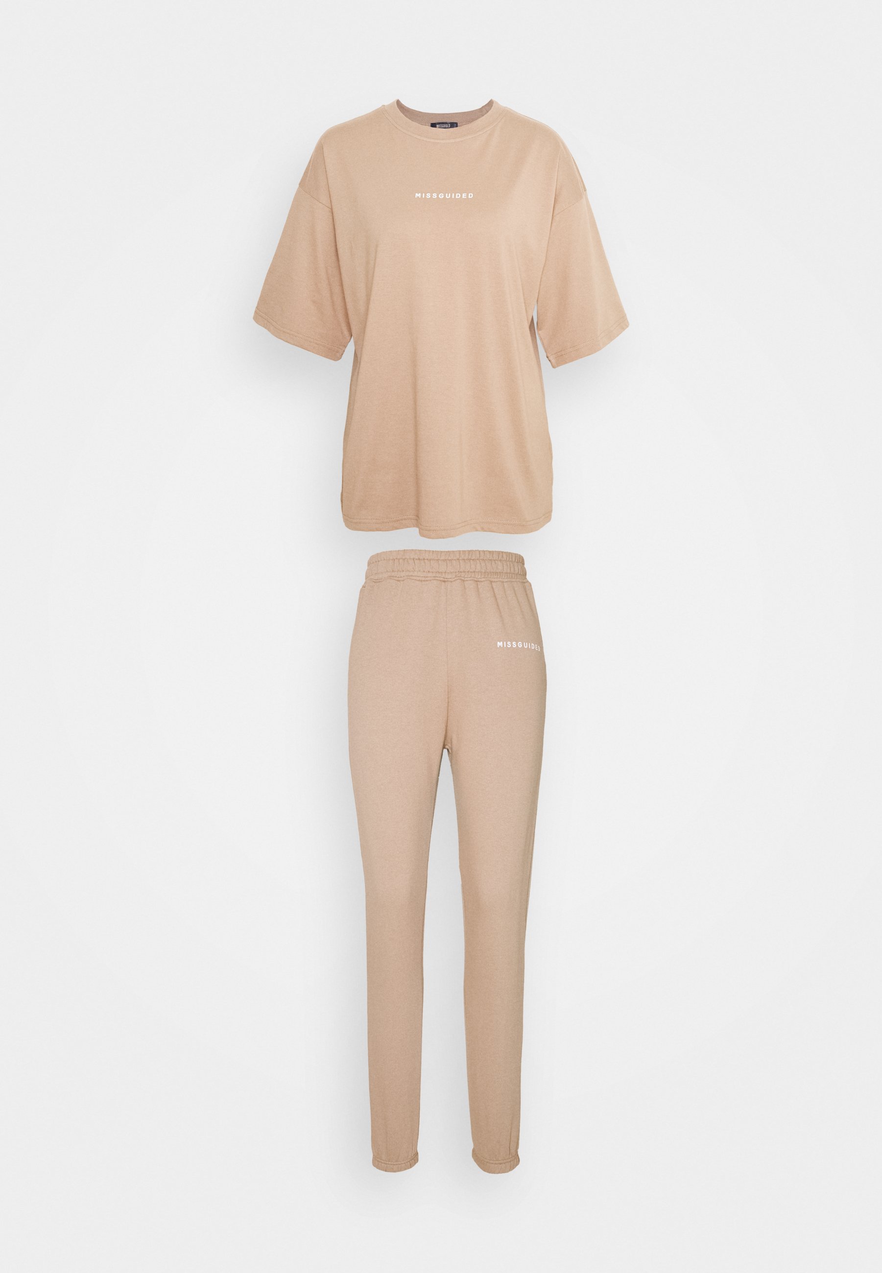 Missguided OVERSIZED SET - Trainingsbroek - mocha/bruin - Zalando.nl