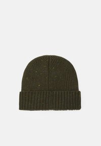 Barbour CARLTON FLECK BEANIE SCARF SET - Kootud müts - olive