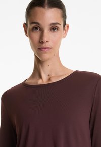 OYSHO CROSSOVER CROP - Longsleeve - brown