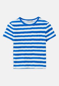 TESS CREW NECK TEE - Apdrukāts T-krekls - true blue/off white