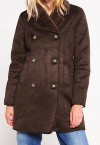 Vero Moda Cappotto corto - dark brown