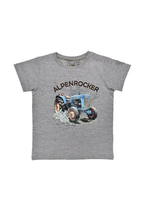 HALBARM TRAKTOR - Print T-shirt - grau