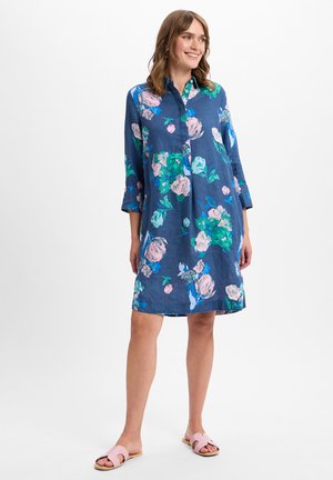 Shirt dress - marine grün
