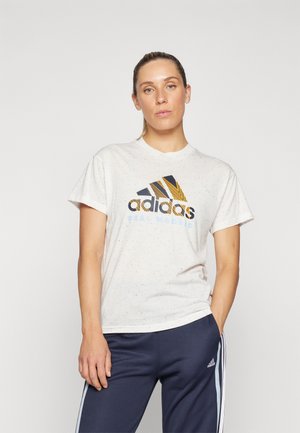 REAL MADRID WMN TEE - Klubbkläder - white