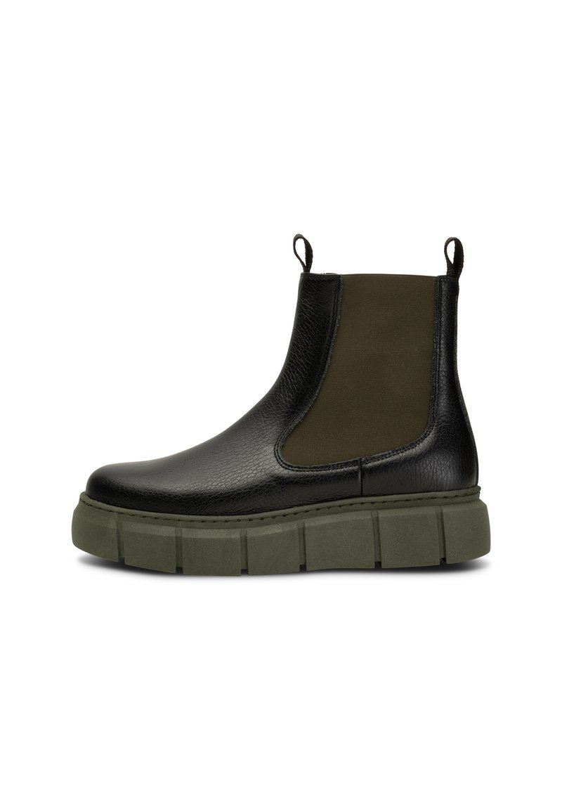 Shoe The Bear STB-TOVE CHELSEA - Botines con plataforma - black khaki