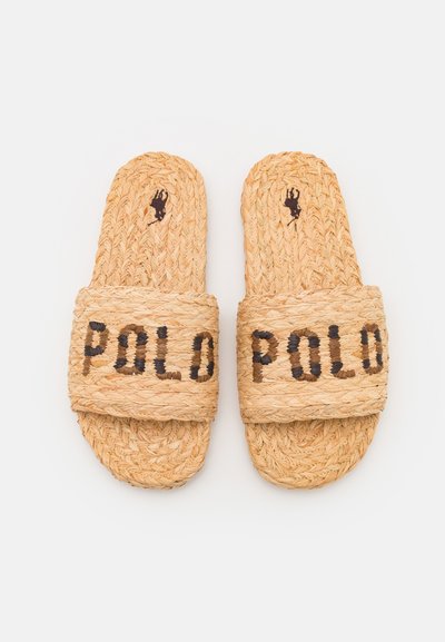 Polo Ralph Lauren SLDE - Mules - natural/hunter brown