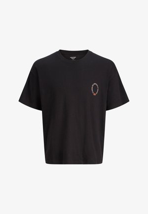 Jack & Jones, LONGSLEEVED T-SHIRT PLUS SIZE LONGSLEEVED T-SHIRT - T-shirt print - black