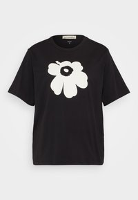 ERNA UNIKKO PLACEMENT - Camiseta estampada - black/off-white