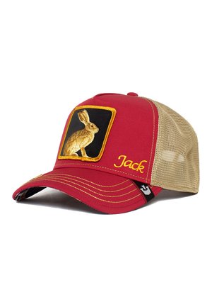 TRUCKER JACKED CASINO SERIE RED ROT BEIGE - Cappellino - red