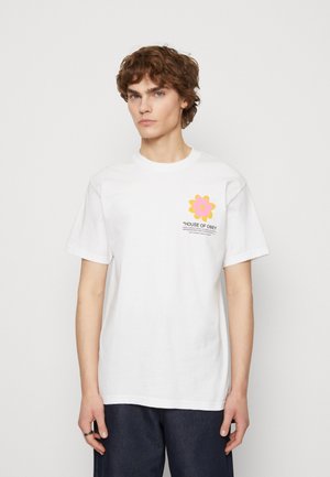 HOUSE OF FLOWER UNISEX - Print T-shirt - white