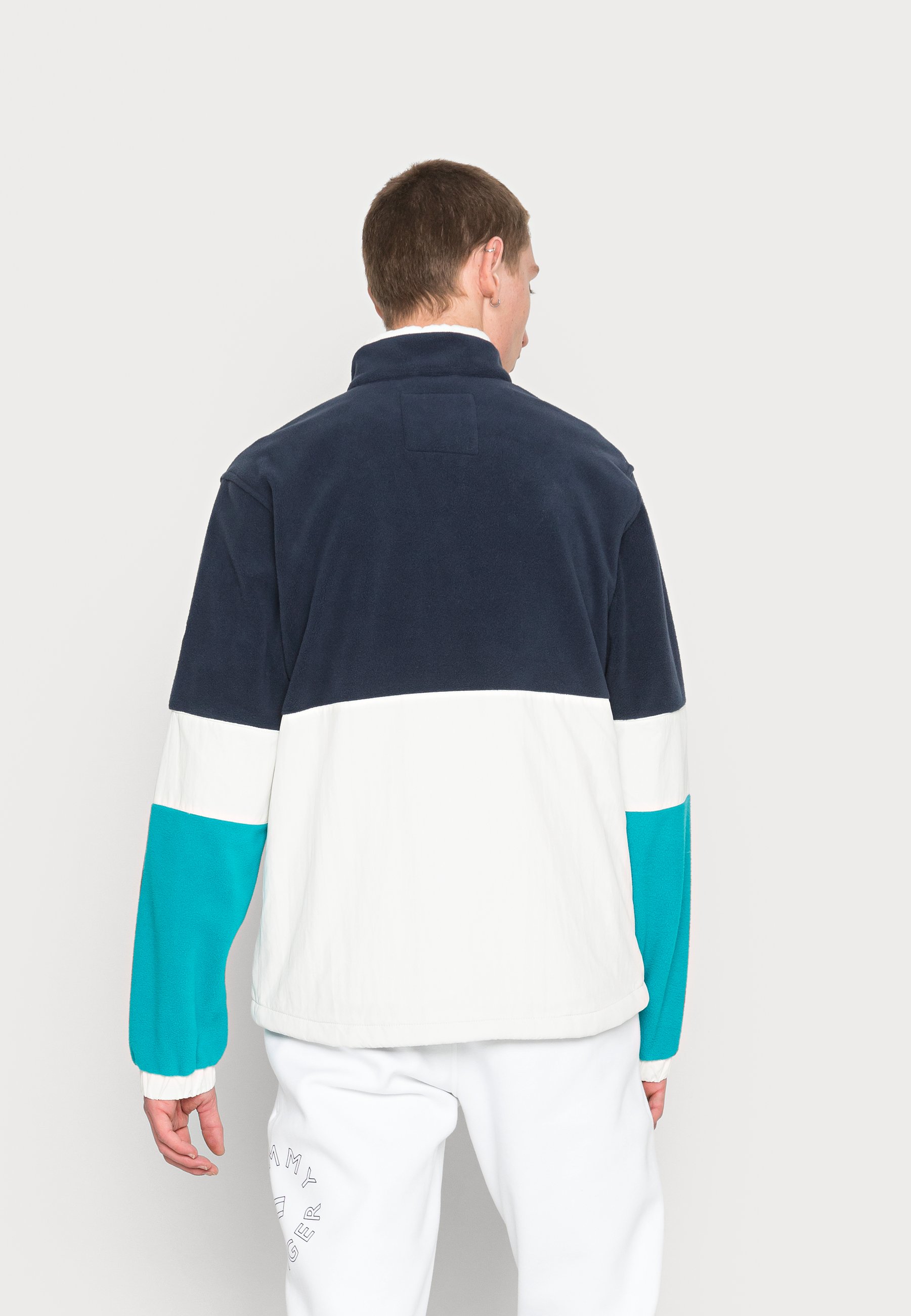 Tommy Jeans MIX MEDIA RETRO JACKET UNISEX - Forro polar - twilight navy/azul  marino - Zalando.es