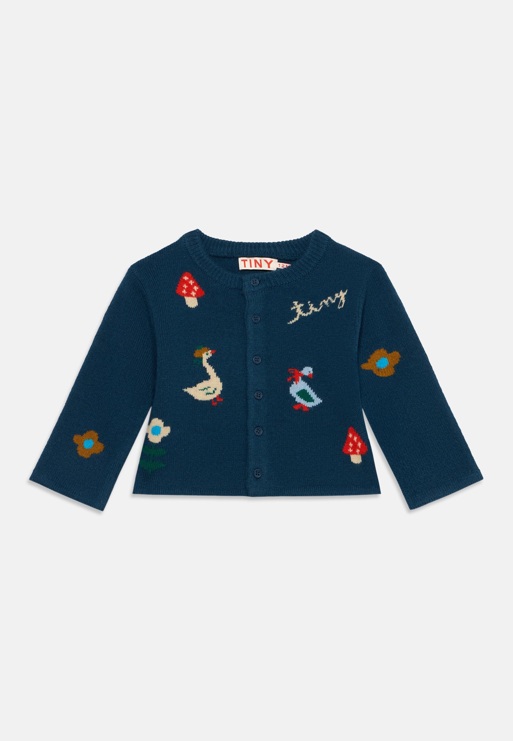 TINYCOTTONS VICHY PADDED OVERALL UNISEX - Skipak - blue/navy/blauw