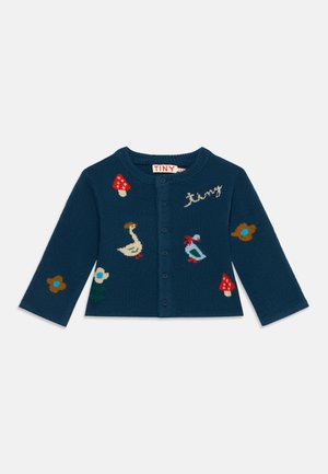 TINYCOTTONS BABY WINTER POND CARDIGAN UNISEX - Gilet - ink blue