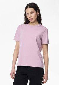 Pieces PCRIA SOLID TEE - Paprasti marškinėliai - dawn pink