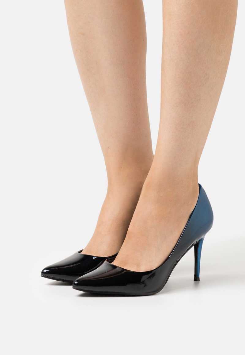 Steve Madden LILLIE High heels black/blue/black Zalando.co.uk