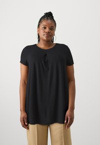 Anna Field Curvy - Camiseta básica - black/black Imagen en miniatura 1