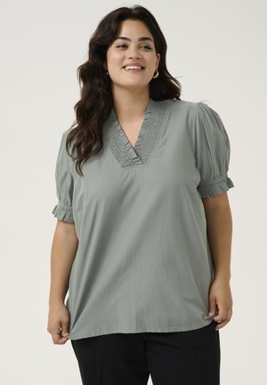 SHORT SLEEVE - Blouse - balsam green