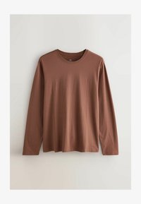 Geselecteerd, rust orange navy blue