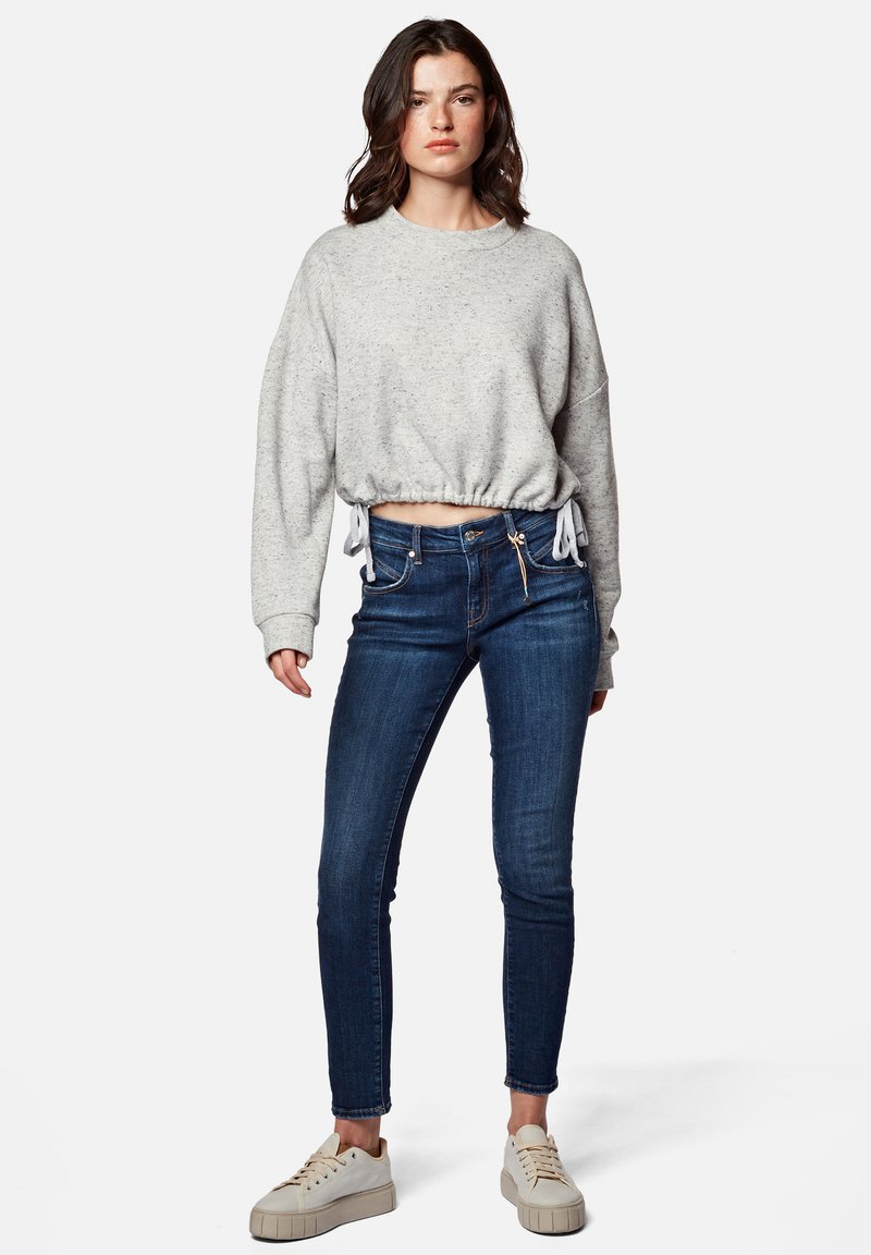 Damen Sweatshirts | Mavi REGULAR CROP Sweatshirt grey melange/grau - HO37376 Damen Sweatshirts | Mavi REGULAR CROP Sweatshirt grey melange/grau - HO37376