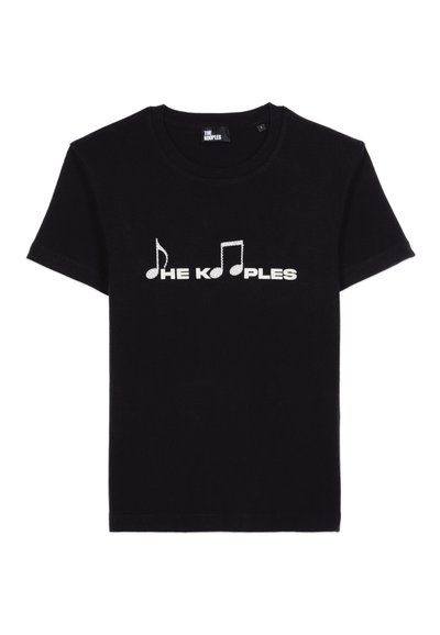 The Kooples À SÉRIGRAPHIE MANCHES COURTES - T-shirt imprimé - black washed