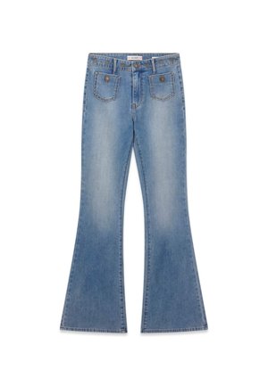 Guess, BELLE HIGH-RISE-SCHLAGJEANS - Jean flare - blau