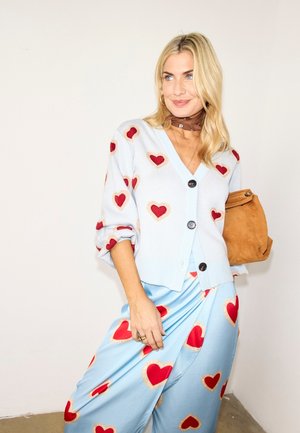HEART - Cardigan - blue