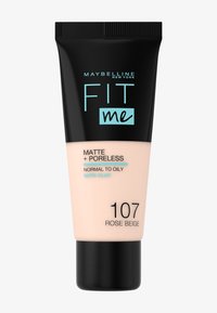 Maybelline New York - FIT ME MATTE & PORELESS MAKE-UP - Fond de teint - 107 rose beige Image miniature 1