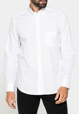 Carrera Jeans, BUTTON-DOWN SHIRT YARN-DYED REGULAR FIT - Camicia - white