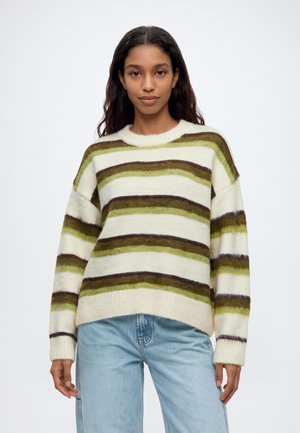 Gina Tricot, STRIPE CHUNKY KNITTED SWEATER - Пуловер - multi stripe (6163)