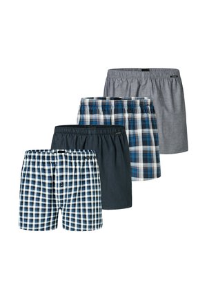 4ER PACK WEB - Boxershorts - blau   grau   dunkelblau