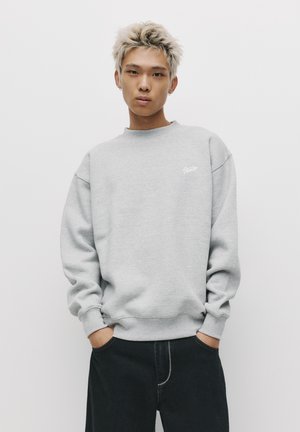 ROUND NECK - Felpa - light grey