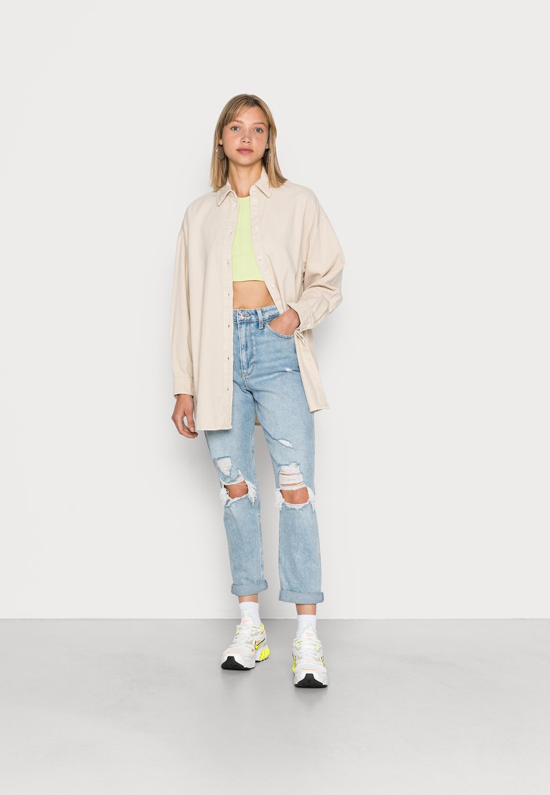 Damen Kleider | Monki Hemdbluse beige dusty light/beige - VF85303 Damen Kleider | Monki Hemdbluse beige dusty light/beige - VF85303