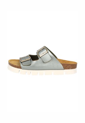 KORFU  - Mules - grün metallic