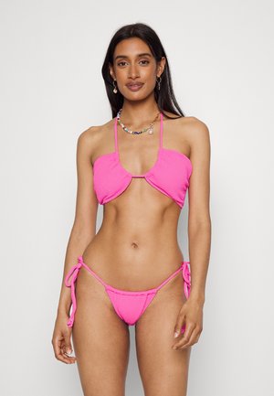 FLOSS TIE SIDE BRAZILIAN BOTTOM SET - Bikini - aurora pink crinkle