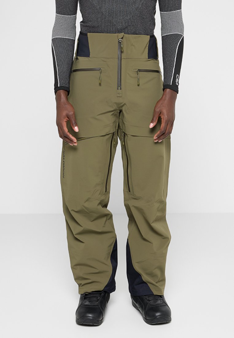 Salomon Snowboardbroek olijfgroen